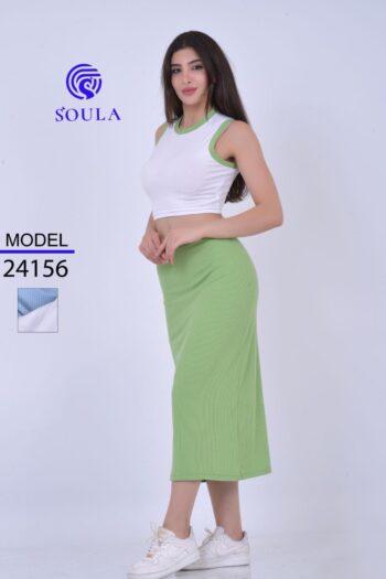 طقم ريب تنورة