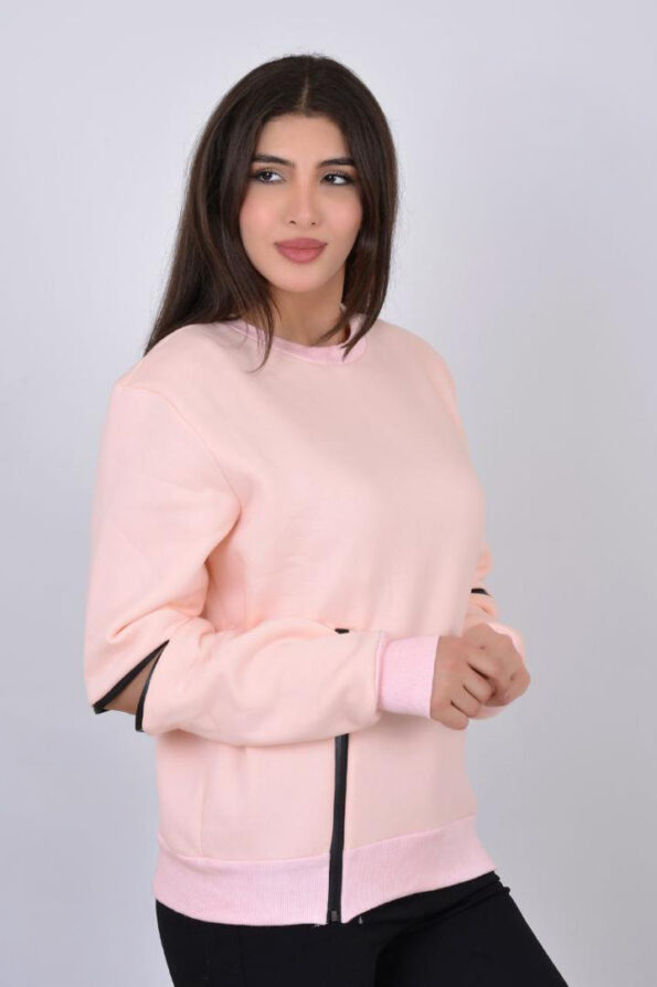 بلوزة فليس سحابات