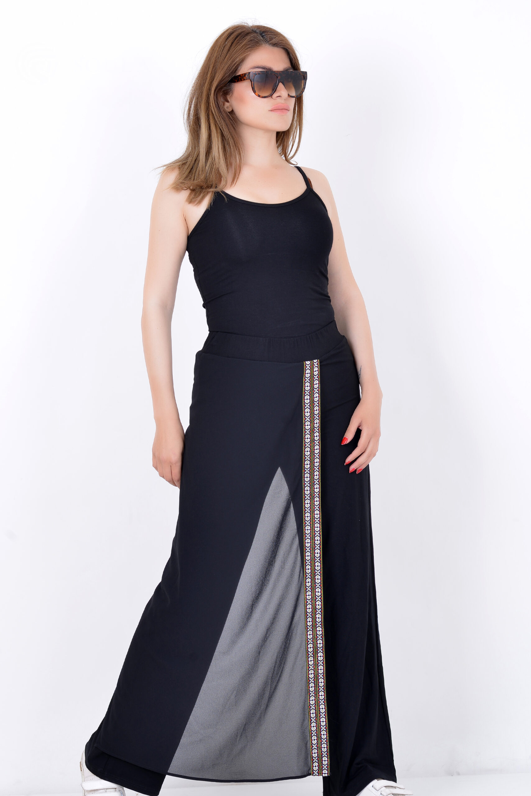 بنطال شيفون جاكار