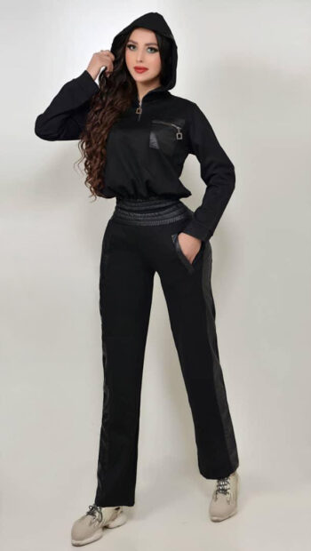 بيجامه بانتي جلد جاكيت قصير