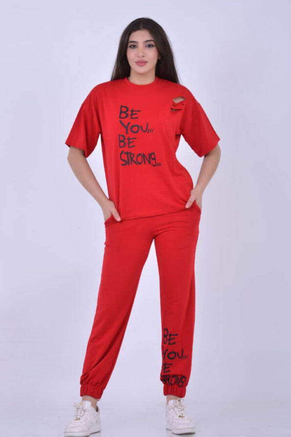 بيجاما توفليس تشطيب Be Strong