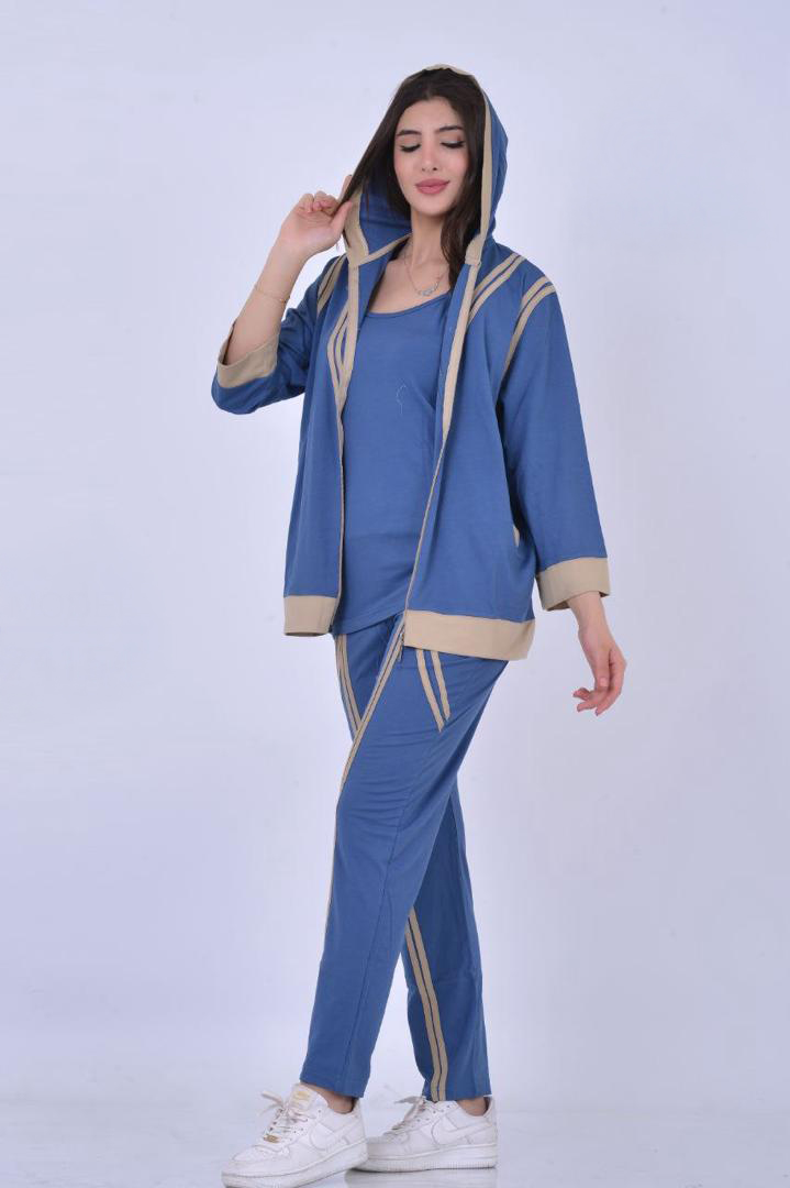 بيجامه تنسل روما 3قطع 2