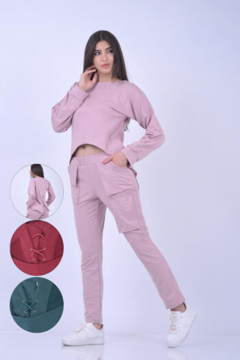 بيجاما توفليس بشُوطات على الظهر