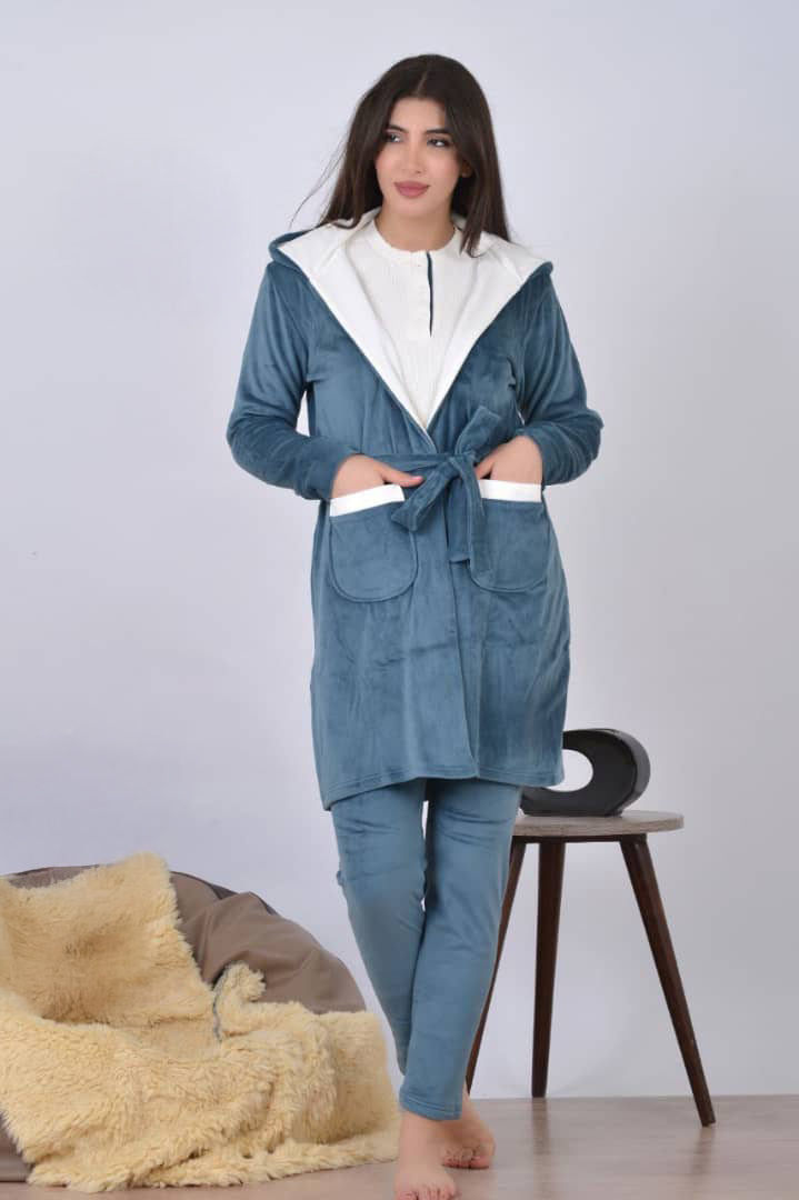 بيجامه كمينو مخمل ريب