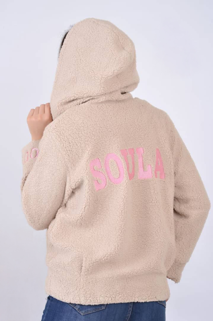 جاكيت فرو تطريز