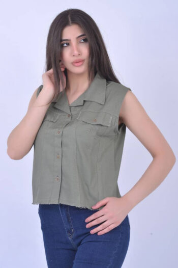 قميص كتان حفر نسائي