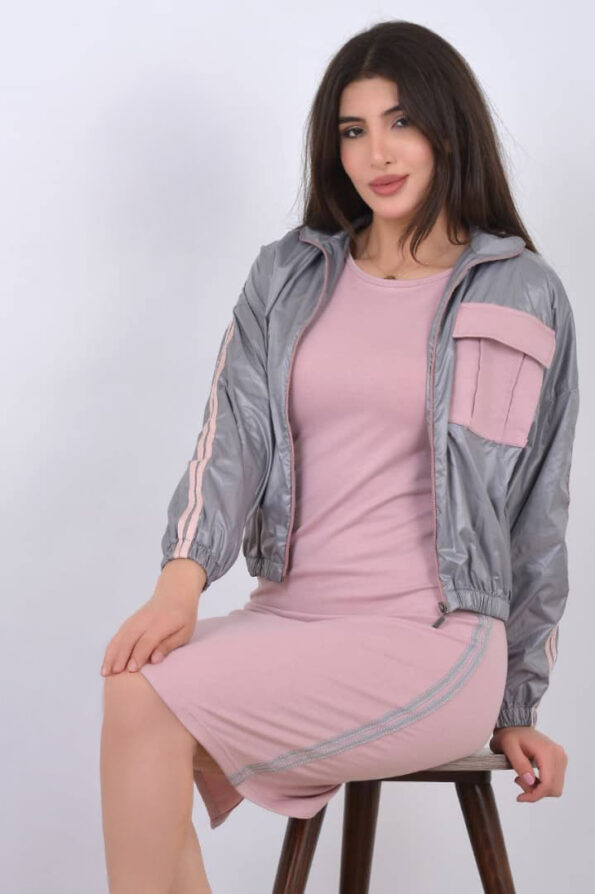 فستان مع جاكيت باراشوت