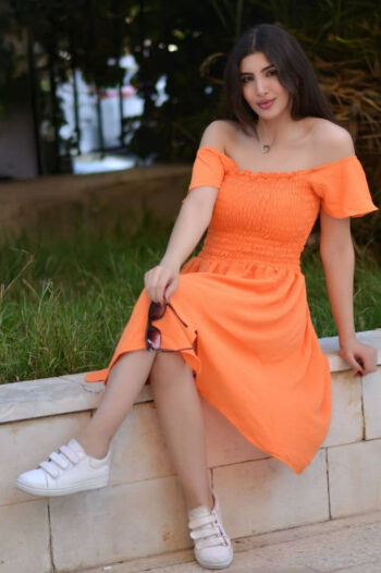 فستان لنن كاجوال قصير