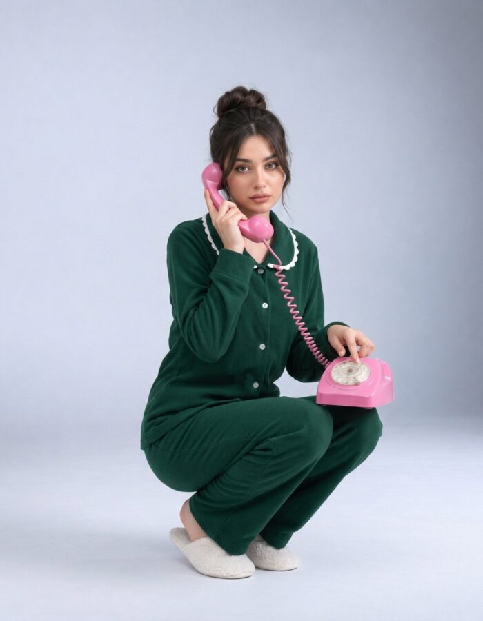 بيجامة وفل بلمسة ناعمة